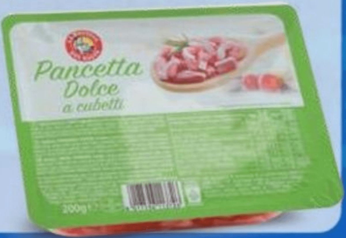 La Bottega del Gusto panceta, koščki 200 g Akcija v trgovini Eurospin