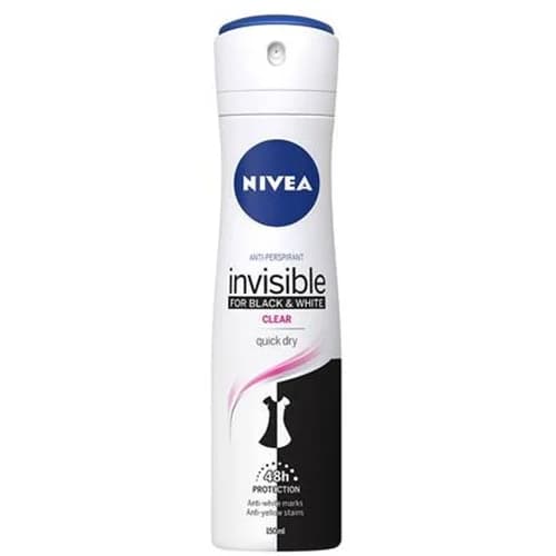 NIVEA Black & White Invisible Authentic dezodorant v spreju 150 ml Akcija v trgovini Dm