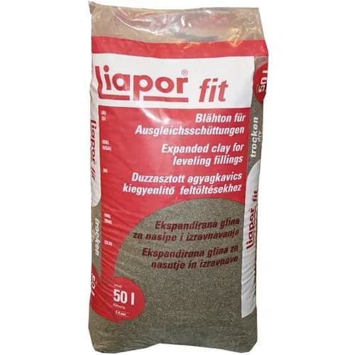 Ekspandirana glina Liapor fit 50 l, zrnavost 1-4 mm Akcija v trgovini Bauhaus