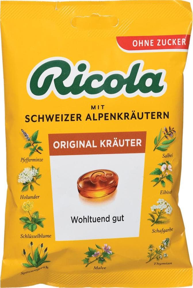 Zeliščni bonboni Ricola 75 g Akcija v trgovini Spar