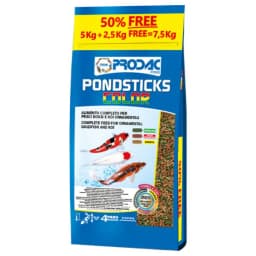 Hrana za ribniške ribe Prodac Pondsticks Color