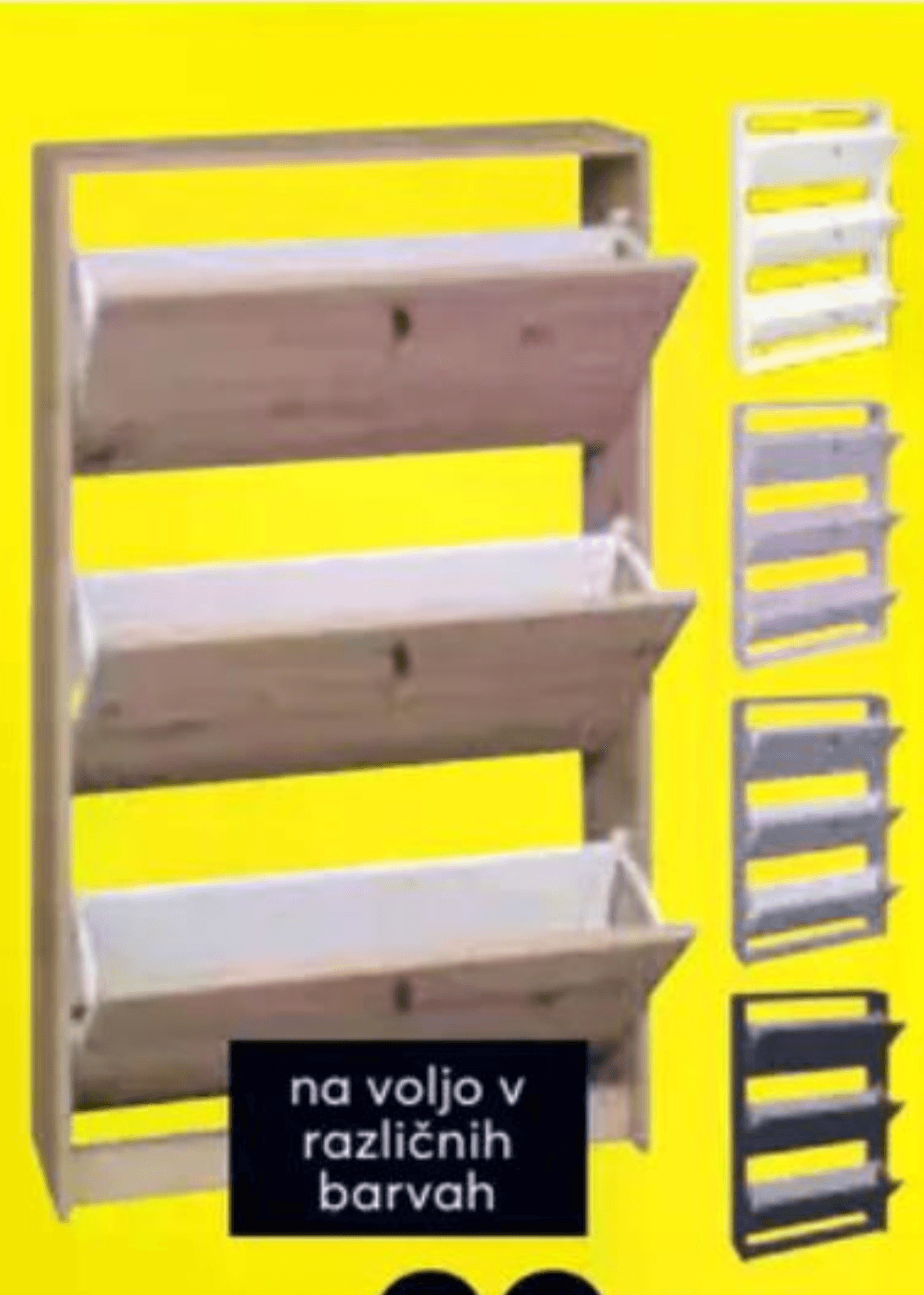 Omara za čevlje 60x104x16 cm maxxim Akcija v trgovini Dipo