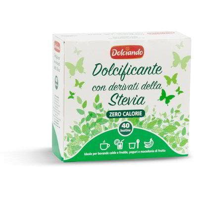 Dolciando sladilo stevia 40 vrečk Akcija v trgovini Eurospin