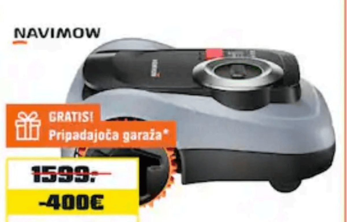 Traktorska kosilnica Iskra ERO Akcija v trgovini Obi