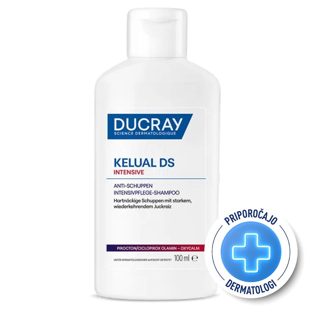 Ducray Dermatološki šampon Kelual DS Intensive 100 ml Akcija v trgovini E.Leclerc