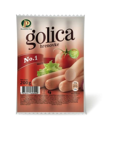 Hrenovke Golica Akcija v trgovini Mercator