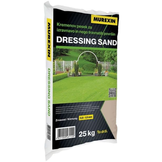 Kremenov pesek Dressing Sand 25 kg Murexin Akcija v trgovini Bauhaus
