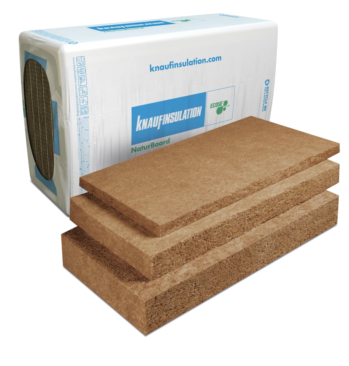 Izolacijski filc 'Naturboard Fit' 1.000 x 600 mm, deb. 100 mm, v paketu 3,6 m² Knauf Insulation Akcija v trgovini Bauhaus
