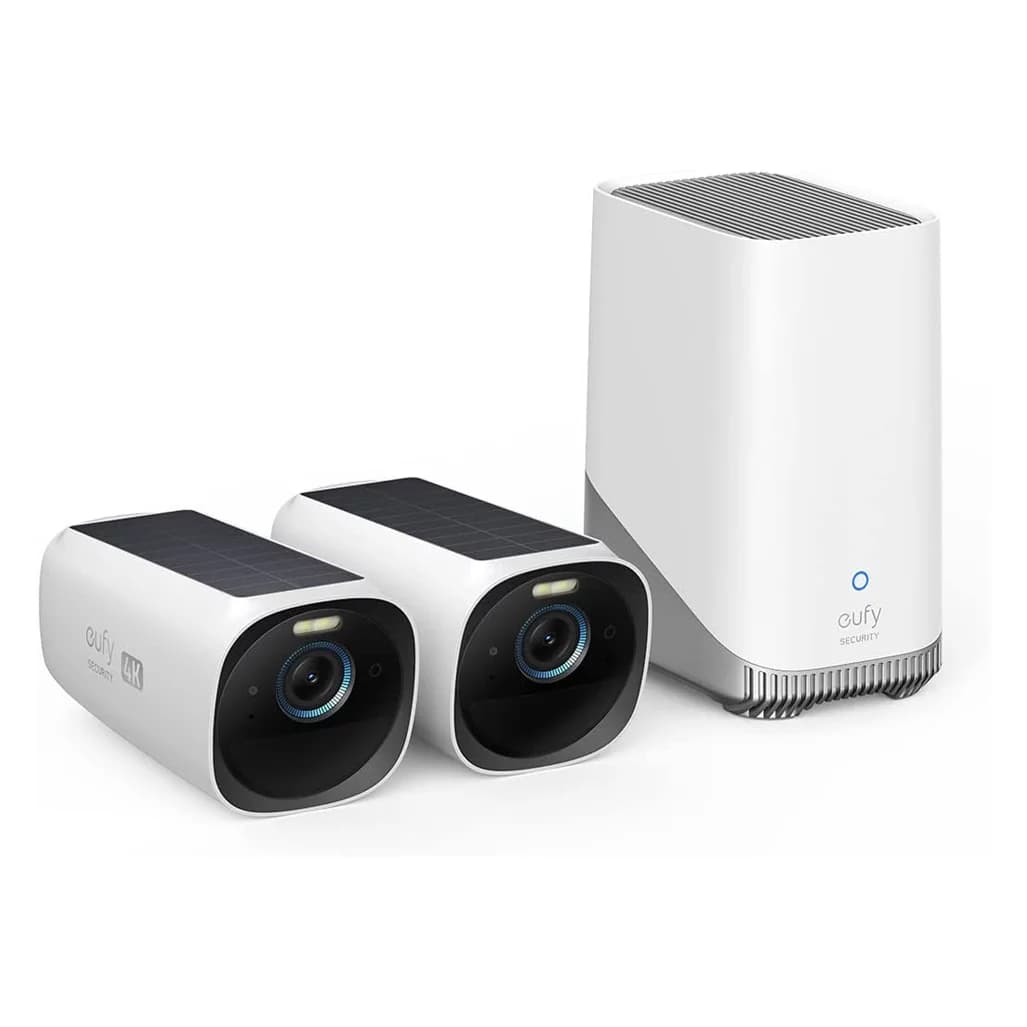 'eufyCam S3 Pro' 3 x kamera + bazna postaja Akcija v trgovini Bauhaus