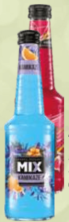 Mešana alkoholna pijača Mix več okusov 0,33 l Akcija v trgovini E.Leclerc