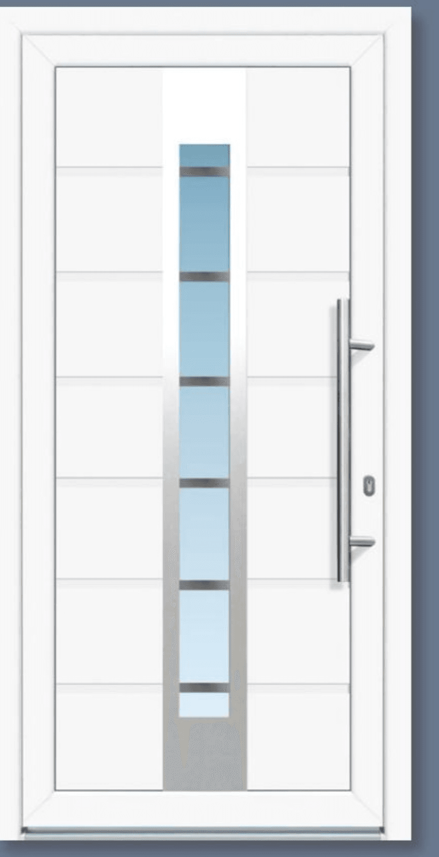 PVC vhodna vrata 'Atena KF05' š 100 x v 210 cm Akcija v trgovini Bauhaus