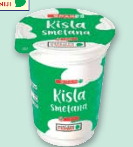 SPAR kisla smetana 400 g Akcija v trgovini Spar