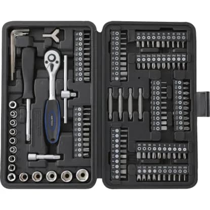 Set nasadnih ključev in bitov LUX TOOLS 130-delni Akcija v trgovini Pevex