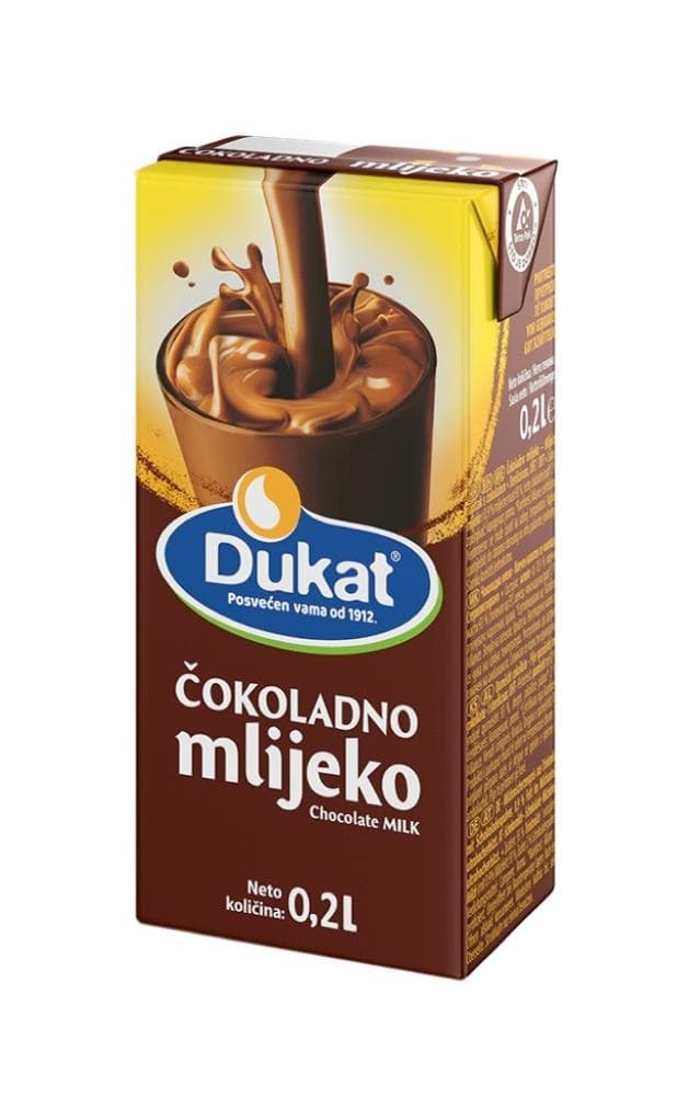 Čokoladno mleko Dukat 200 ml Akcija v trgovini Jager