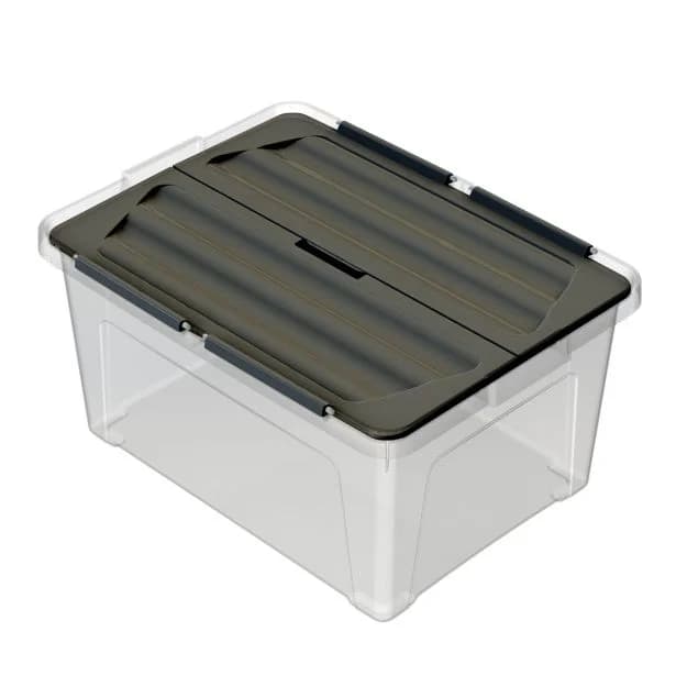 3-delni set zabojev za shranjevanje Simpex 1 x 30 l, 1 x 15 l in 1 x 5 l Akcija v trgovini Spar