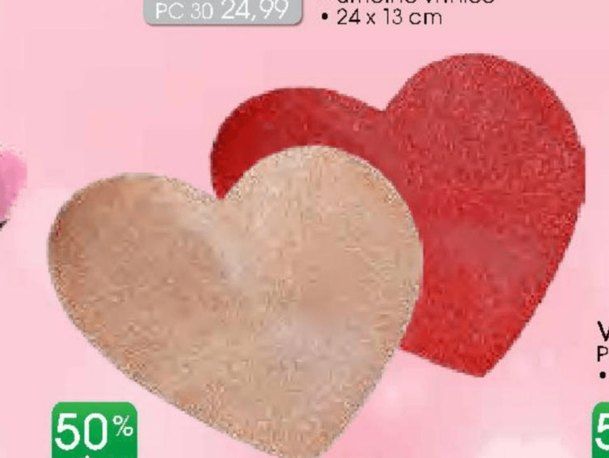 Vivi Pogrinjek srce Akcija v trgovini Tuš