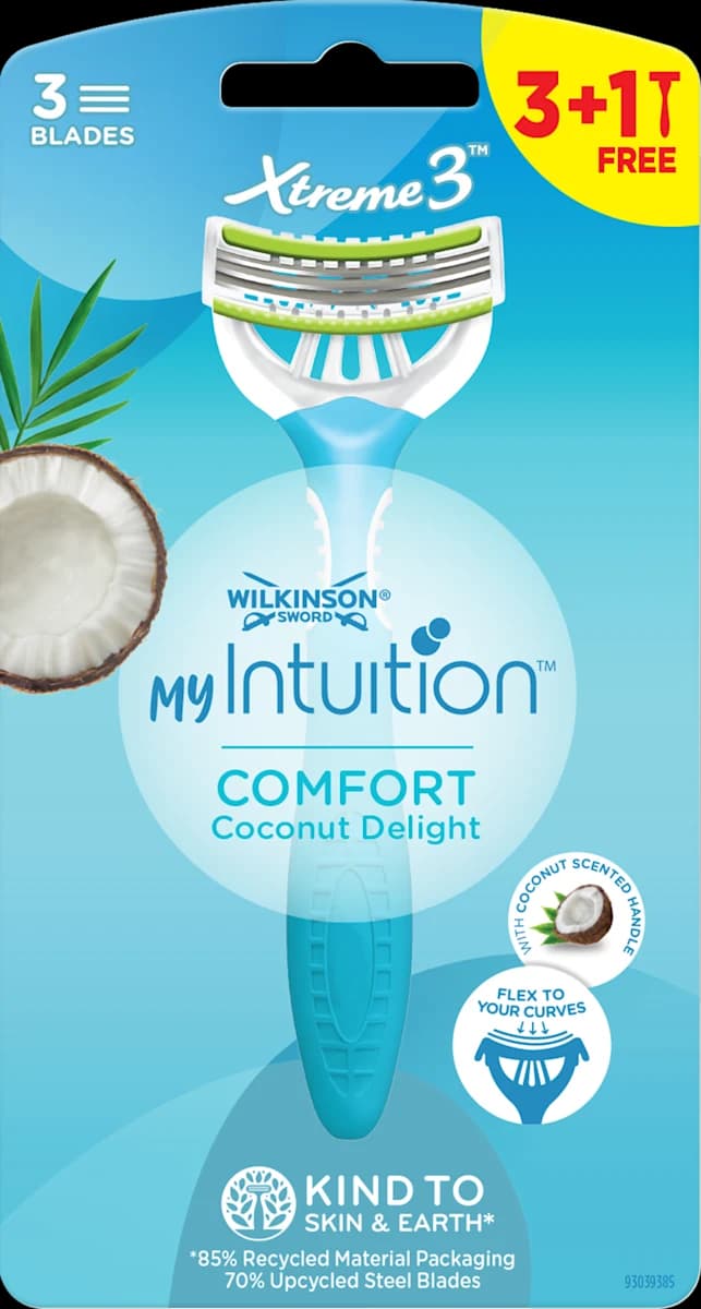 Wilkinson Sword Xtreme 3 Coconut Delight ženski brivnik za enkratno uporabo 4 kosi Akcija v trgovini Dm