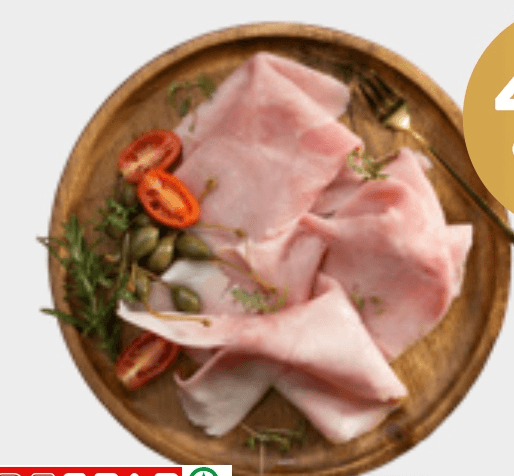 Kuhan pršut Praga brez kože 100 g DESPAR Akcija v trgovini Spar