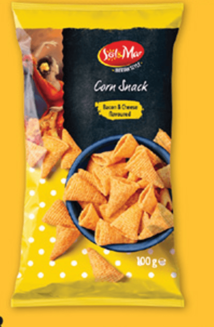 SOL&MAR Koruzni prigrizek z okusom slanine in sira 100 g Akcija v trgovini Lidl