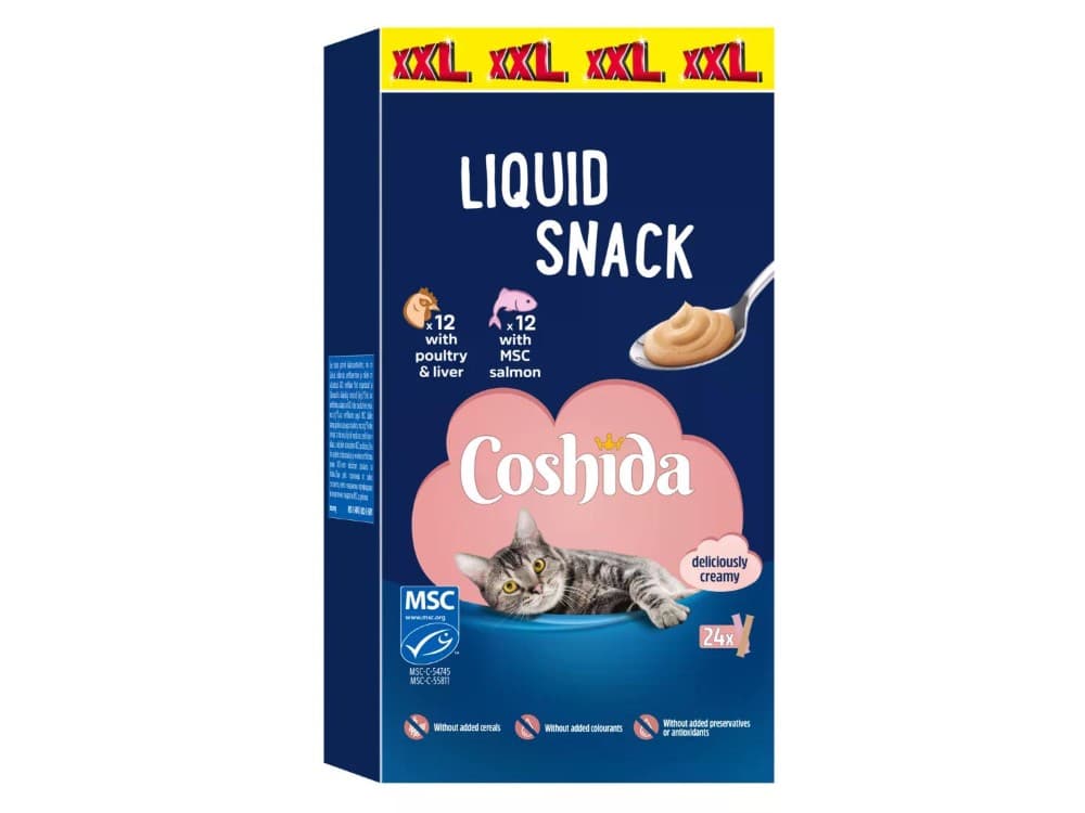 Coshida/Orlando izbor prigrizkov za mačke ali pse Akcija v trgovini Lidl