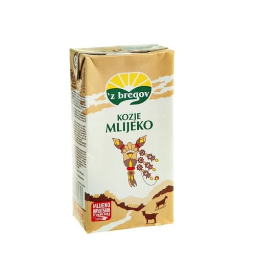 Trajno kozje mleko Z'bregov 1 l Akcija v trgovini Mercator