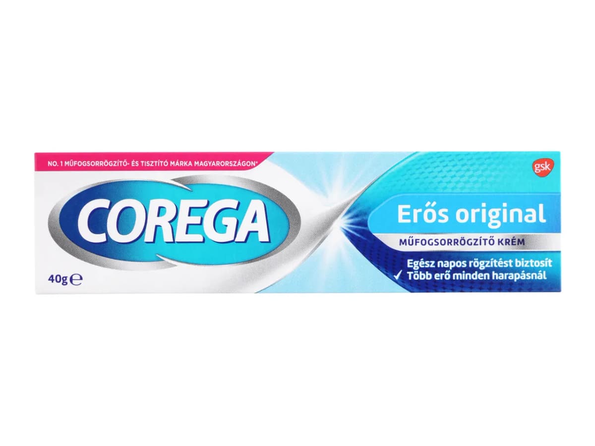 Corega Pričvrstitvena krema za zobno protezo 40 g Akcija v trgovini Lidl
