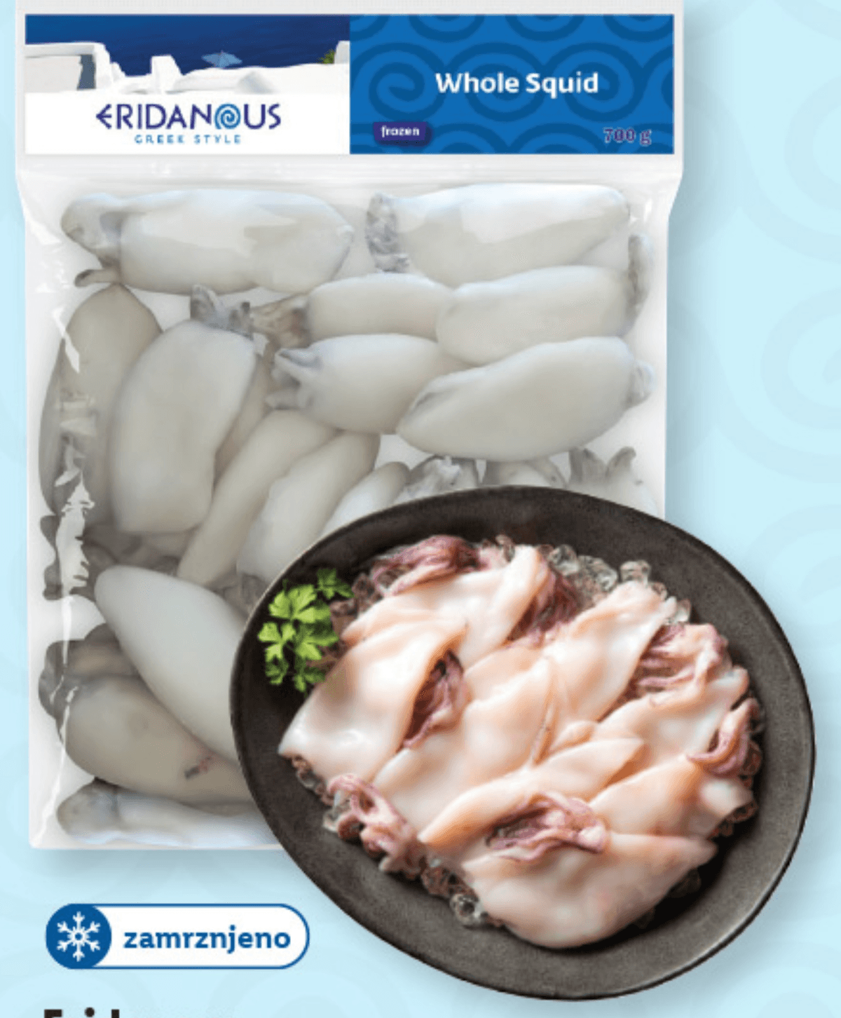 Eridanous celi lignji 700 g Akcija v trgovini Lidl