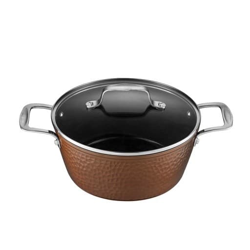 Cheffino lonec s pokrovom Copper luxe 20 cm Akcija v trgovini Spar
