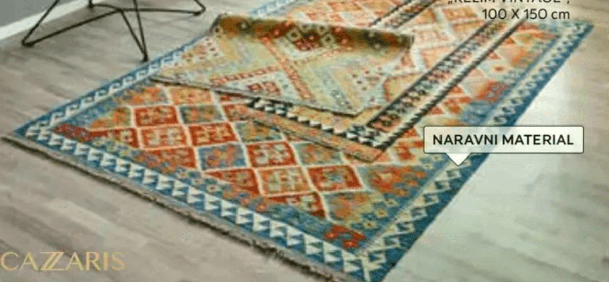 Orientalska preproga "KELIM VINTAGE" 100 x 150 cm Akcija v trgovini Lesnina