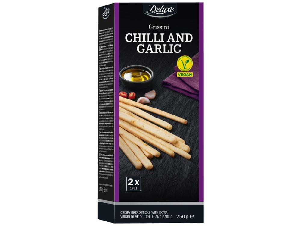 Deluxe grisini 250 g Akcija v trgovini Lidl