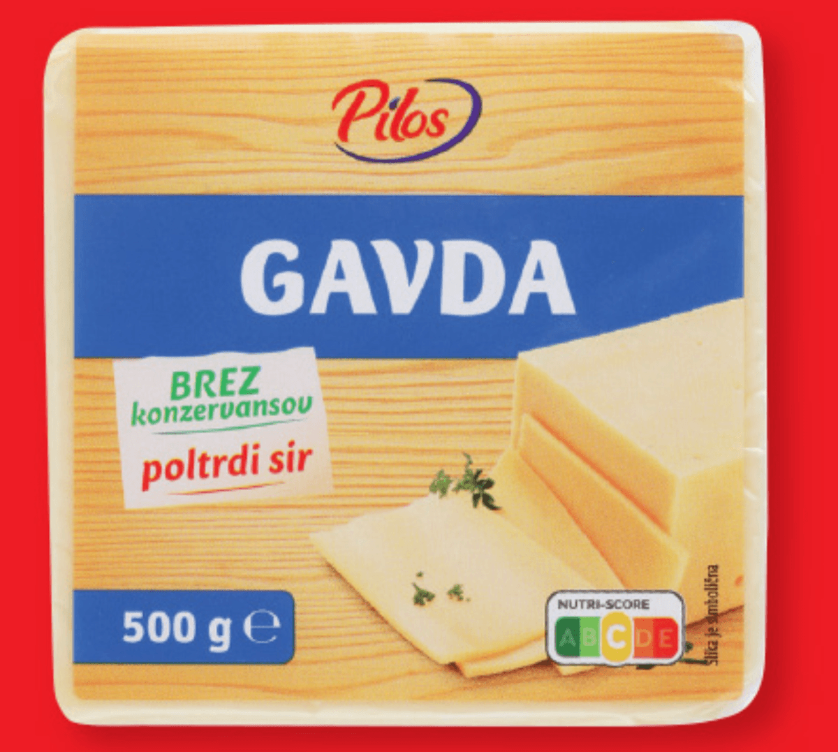 Pilos sir Gavda 500 g Akcija v trgovini Lidl