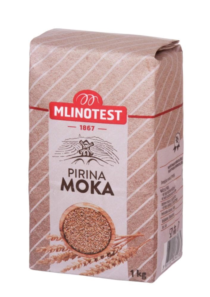 Pirina polnozrnata moka 1 kg MLINOTEST Akcija v trgovini Spar