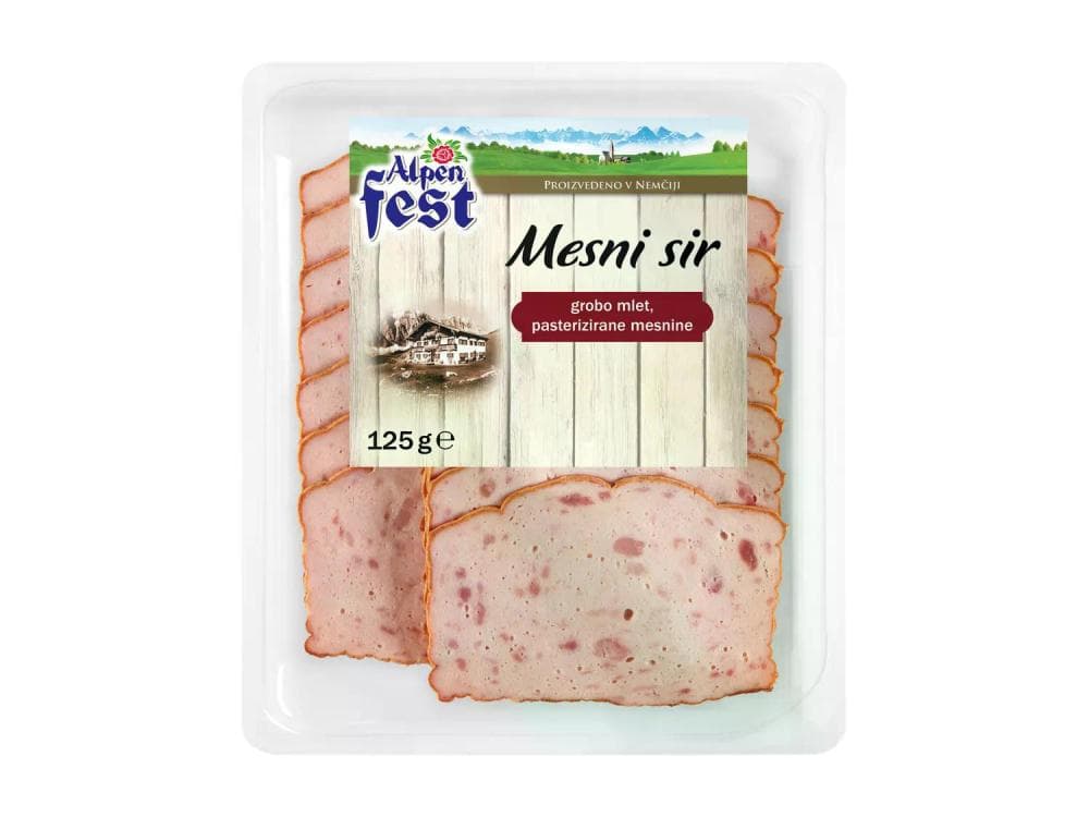 Alpenfest mesni sir v rezinah 125 g Akcija v trgovini Lidl