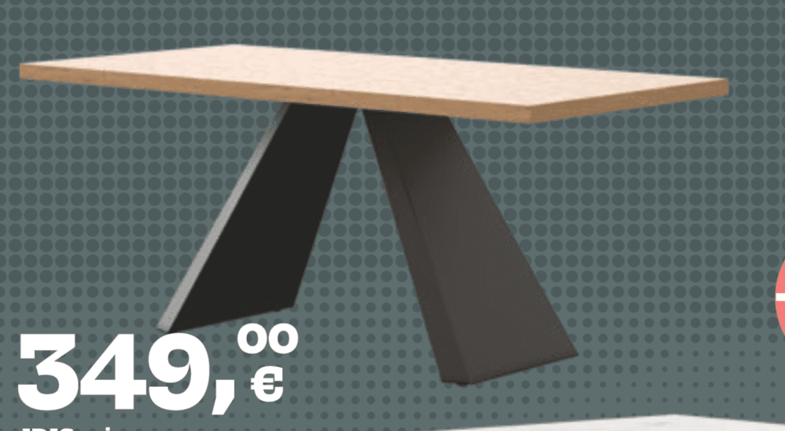 IDIS miza 180 x 60 x 90 cm Akcija v trgovini Prima