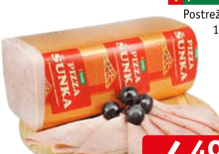 Z'dežele pizza šunka 1 kg Akcija v trgovini Jager