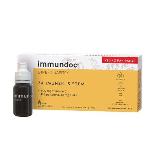Immundoc Direkt veliko pakiranje 12 stekleničk Akcija v trgovini E.Leclerc
