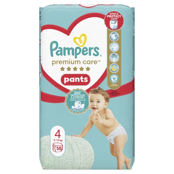 Hlačne plenice Pampers Premium Jumbo Akcija v trgovini Tuš