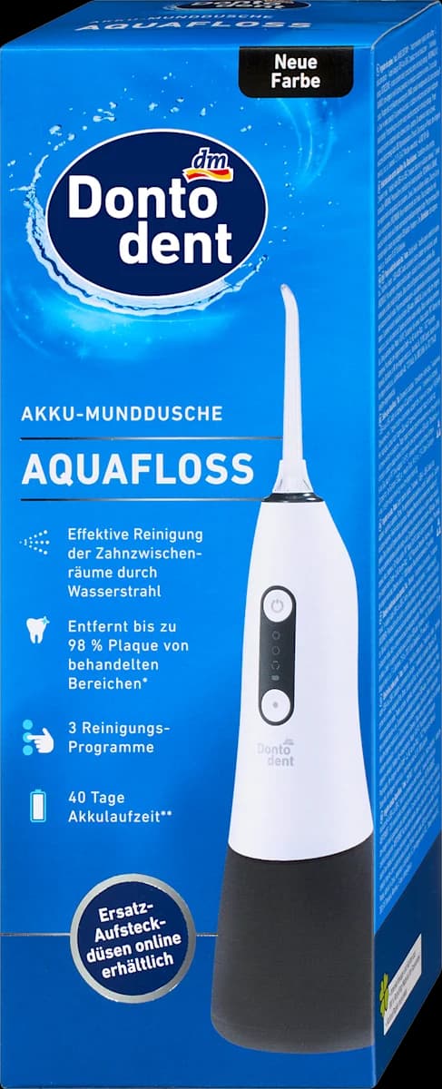 Dontodent Aquafloss električna zobna prha 1 kos Akcija v trgovini Dm