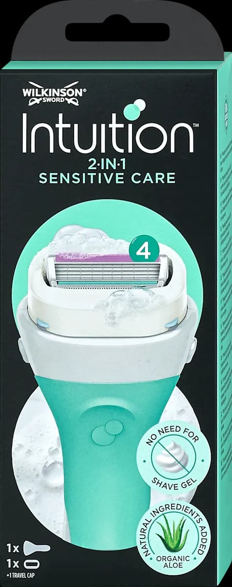 Wilkinson Sword Intuition Sensitive Care damski sistemski brivnik Akcija v trgovini Dm
