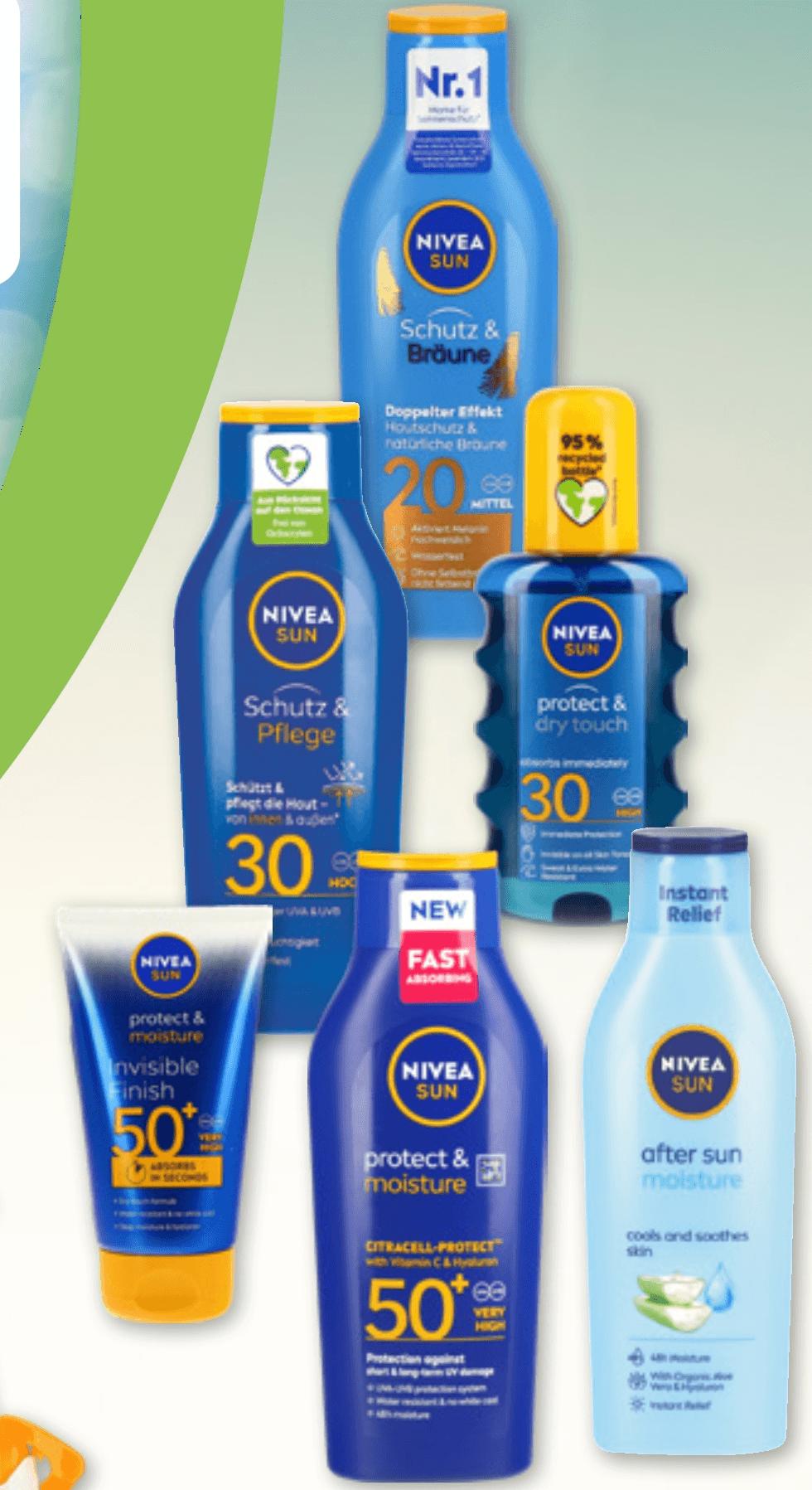 Izdelki za sončenje Nivea SUN Akcija v trgovini Mercator
