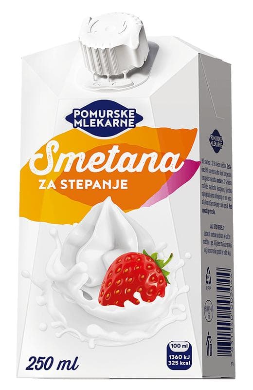 Smetana za stepanje 250 ml Akcija v trgovini Mercator