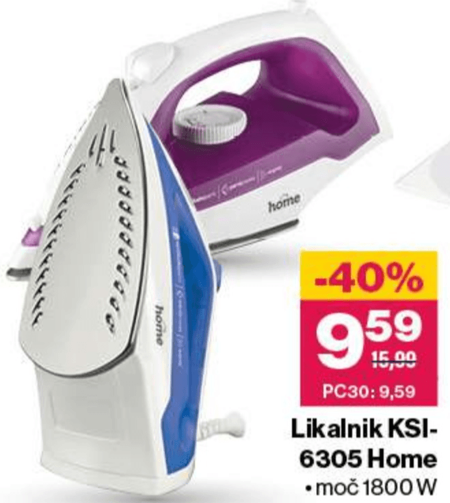 Likalnik KSI-6305 Home Akcija v trgovini Mercator