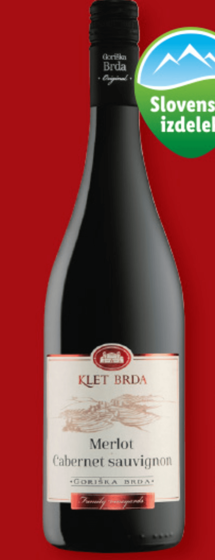 Klet Brda Merlot-Cabernet Sauvignon 0,75 l Akcija v trgovini Lidl