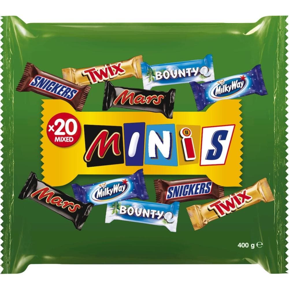 Čokolade Mars mixed minis 400 g Akcija v trgovini Mercator