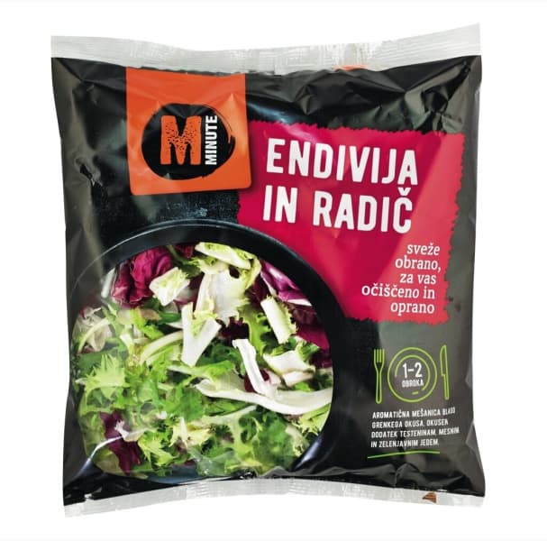 Endivija in radič Minute 200 g Akcija v trgovini Mercator