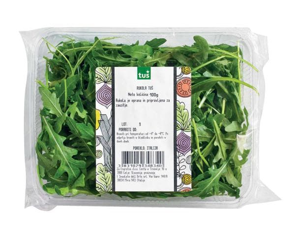 Rukola Tuš 100 g Akcija v trgovini Tuš