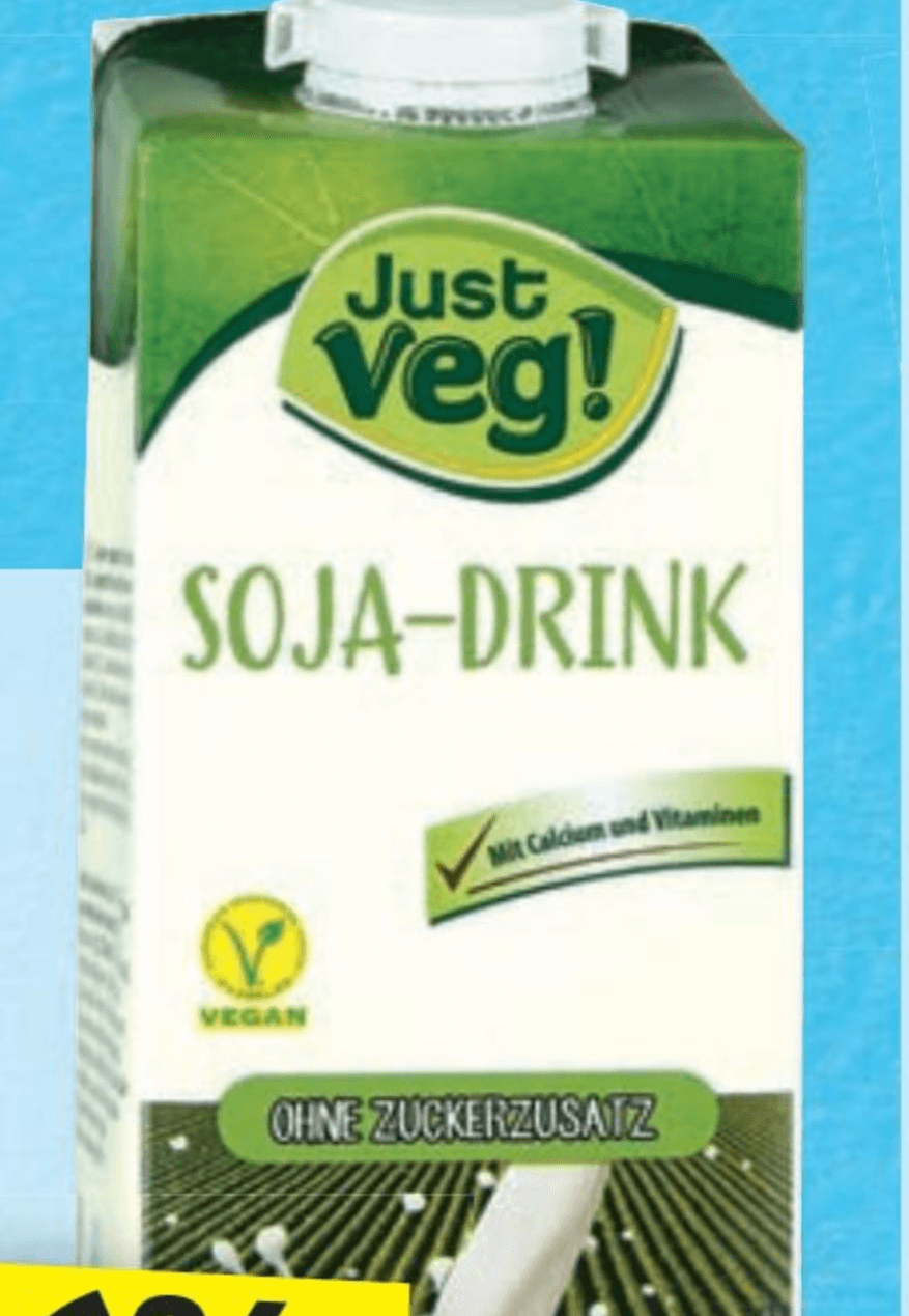 Just Veg! sojin napitek 1 l Akcija v trgovini Hofer