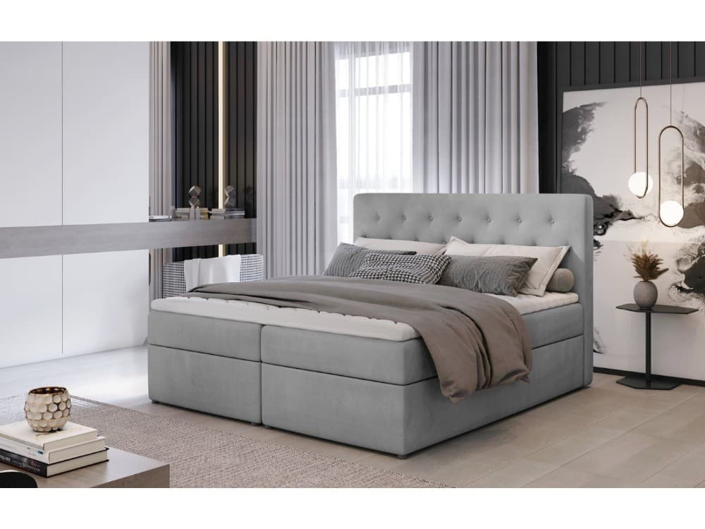 Boxspring postelja 180x200 cm unitec Akcija v trgovini Rutar