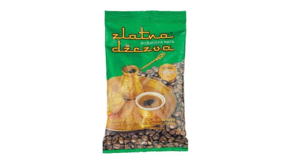 Zlatna Džezva mleta kava 100 g Akcija v trgovini Tuš