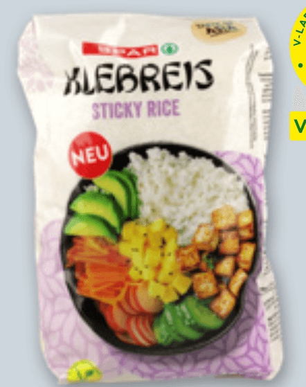 Spar Beli lepljivi riž 1 kg Akcija v trgovini Spar